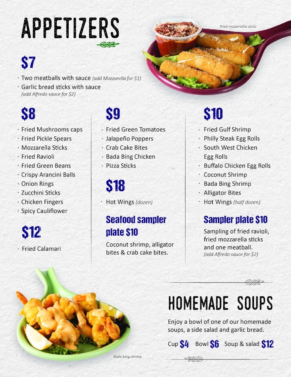 Menu Gelato Joe's Italian Restaurant & Bar-1