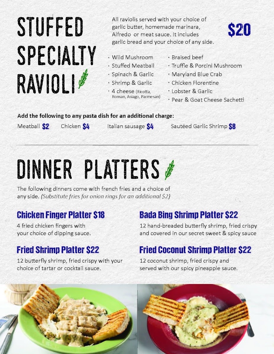 Menu Gelato Joe's Italian Restaurant & Bar-5